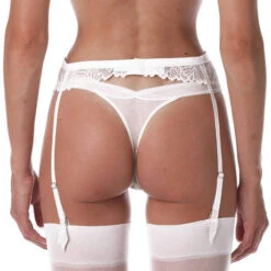 Porte-jarretelles En Dentelle Ritratti Milano Bianca -Vêtements Soldes porte jarretelles ritratti milano bianca blanc 3