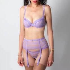 Porte-jarretelles Ritratti Milano Honey -Vêtements Soldes porte jarretelles ritratti milano honey lilas 4