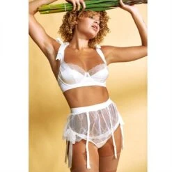 Porte-jarretelles Studio Pia Aurora -Vêtements Soldes porte jarretelles studio pia aurora ivoire 3