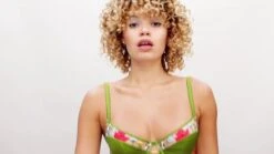 Porte-jarretelles En Soie Studio Pia Cerelia -Vêtements Soldes porte jarretelles studio pia cerelia vert 2