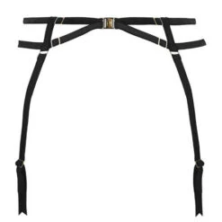 Porte-jarretelles En Soie Studio Pia Clea -Vêtements Soldes porte jarretelles studio pia clea noir 2