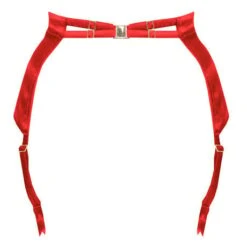 Porte-jarretelles En Soie Studio Pia Petra -Vêtements Soldes porte jarretelles studio pia petra rouge 2