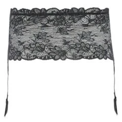 Porte-jarretelles En Dentelle Trasparenze -Vêtements Soldes porte jarretelles trasparenze temptation noir 2