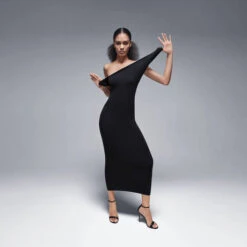 Robe Multi-positions Sans Coutures Wolford Fatal -Vêtements Soldes robe glamour wolford fatal noir 7