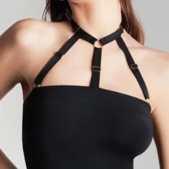 Robe Maison Close Tapage Nocturne -Vêtements Soldes robe maison close tapage nocturne noir 4