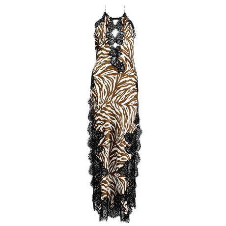 Robe Longue En Soie Et Dentelle Marjolaine Shanon 2 Robe Longue En Soie Et Dentelle Marjolaine Shanon – Image 2