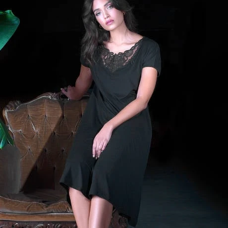 Robe Oscalito Macramé -Vêtements Soldes robe oscalito macrame noir