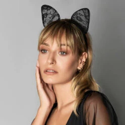 Serre-tête En Dentelle Le Félin Maison Close Les Romantiques