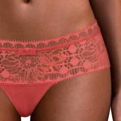 Shorty En Dentelle Chantelle Day To Night -Vêtements Soldes shorty chantelle day to night orange 3