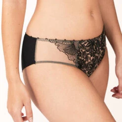 Shorty Empreinte Agathe -Vêtements Soldes shorty empreinte agathe noir 2