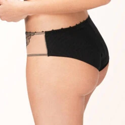 Shorty Empreinte Agathe -Vêtements Soldes shorty empreinte agathe noir 3