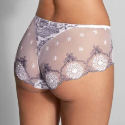 Shorty Empreinte Lilly Rose -Vêtements Soldes shorty empreinte lilly rose bleu blanc 2