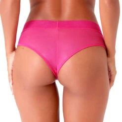 Shorty échancré Gossard Glossies -Vêtements Soldes shorty gossard glossies rose tyrien 2