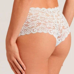 Shorty En Dentelle Hanro Moments -Vêtements Soldes shorty hanro moments bleu ciel 2