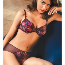 Shorty Lise Charmel Aveu En Fleurs -Vêtements Soldes shorty lise charmel aveu en fleurs prune 4