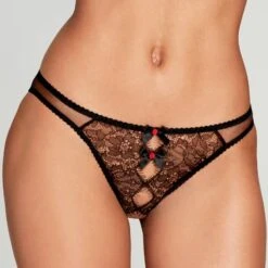 Slip Ouvert En Dentelle Agent Provocateur Lorna Lace