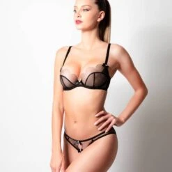 Slip Ouvert Agent Provocateur Lorna -Vêtements Soldes slip femme agent provocateur lorna noir 3