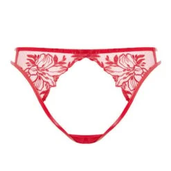 Slip Ouvert Agent Provocateur Ozella -Vêtements Soldes slip femme agent provocateur ozella rouge 2