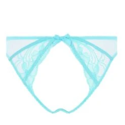 Slip Ouvert En Dentelle Agent Provocateur Rozlyn -Vêtements Soldes slip femme agent provocateur rozlyn bleu turquoise 2