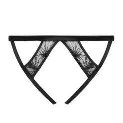 Slip Ouvert En Dentelle Atelier Amour Nuit à Broadway -Vêtements Soldes slip femme atelier amour nuit a broadway noir 2