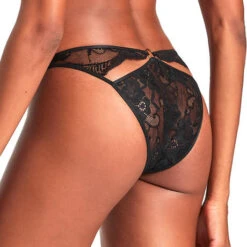 Slip Mini-coeur En Dentelle Aubade Precious Tale 13 Slip Mini-coeur En Dentelle Aubade Precious Tale -Vêtements Soldes slip femme aubade precious tale noir 5