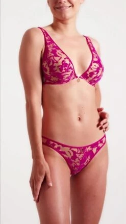 Slip Mini-coeur Aubade Wild Vibration 11 Slip Mini-coeur Aubade Wild Vibration -Vêtements Soldes slip femme aubade wild vibration fuchsia 2