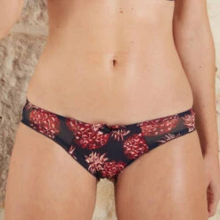 Slip Barbara Ananas -Vêtements Soldes slip femme barbara ananas bleu rouge 2