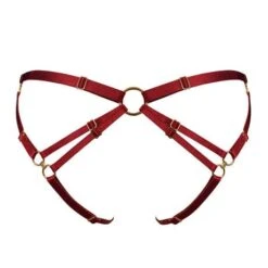 Slip Ouvert Bordelle Cymatic -Vêtements Soldes slip femme bordelle cymatic rouge 2