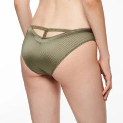 Slip Chantal Thomass Troublante -Vêtements Soldes slip femme chantal thomass troublante kaki 2