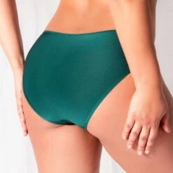 Slip En Dentelle Chantelle Day To Night -Vêtements Soldes slip femme chantelle day to night vert fonce 2