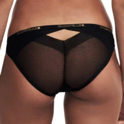 Slip Chantelle X Xpose -Vêtements Soldes slip femme chantelle x xpose noir 2