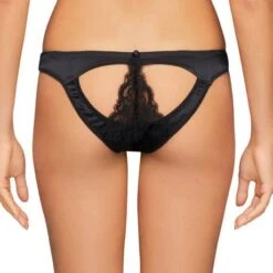 Slip En Soie Coco De Mer Seraphine -Vêtements Soldes slip femme coco de mer seraphine noir 2