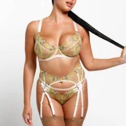 Slip Ouvert Edge O' Beyond Jaz -Vêtements Soldes slip femme edge o beyond jaz vert jaune 4