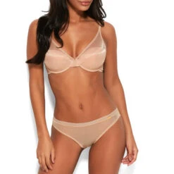 Slip Gossard Glossies -Vêtements Soldes slip femme gossard glossies nude 3