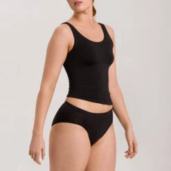 Slip Hanro Touch Feeling -Vêtements Soldes slip femme hanro touch feeling noir 4