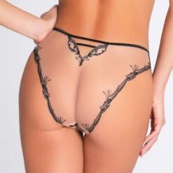 Slip Séduction Lise Charmel Follement Sexy -Vêtements Soldes slip femme lise charmel follement sexy beige noir 2