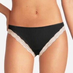 Slip Dentelle En Coton Fil D'Écosse Oscalito Scozia