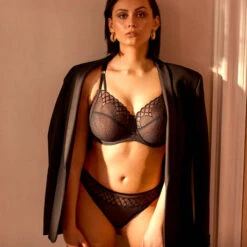 Slip Brésilien PrimaDonna Vya -Vêtements Soldes slip femme primadonna vya noir 4