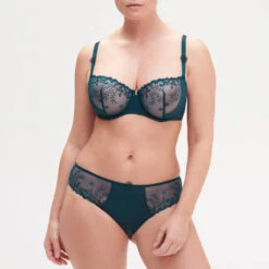 Simone Perele Slip Simone Pérèle Délice 14 Simone Perele Slip Simone Pérèle Délice -Vêtements Soldes slip femme simone perele delice bleu petrole 6