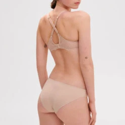 Simone Perele Slip En Dentelle Simone Pérèle Karma -Vêtements Soldes slip femme simone perele karma nude 5