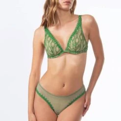 Slip Brésilien Valery Prestige Arabian Night -Vêtements Soldes slip femme valery prestige arabian night vert 3