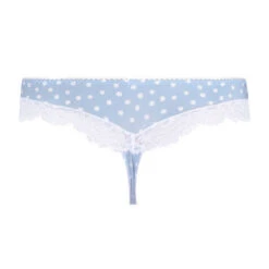 String Antigel Pois Sixties -Vêtements Soldes string antigel pois sixties bleu blanc 2