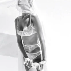 Tanga Aubade Pour Toujours -Vêtements Soldes string aubade pour toujours blanc casse 5