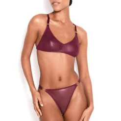 String Bordelle Cadi Range -Vêtements Soldes string bordelle cadi range bordeaux 4