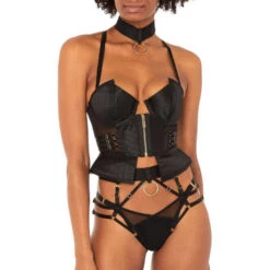 String Bordelle Kora -Vêtements Soldes string bordelle kora noir 2