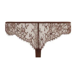 String En Dentelle Coco De Mer Mickalene -Vêtements Soldes string coco de mer mickalene chocolat 2