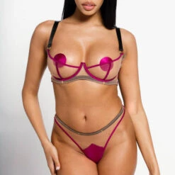 String Taille Haute Edge O' Beyond Barbie -Vêtements Soldes string edge o beyond barbie fuchsia 2