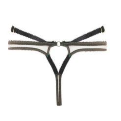 String Taille Haute Edge O' Beyond Sally -Vêtements Soldes string edge o beyond sally vert 3