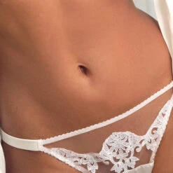 String Ficelle En Soie Fleur Of England Aria -Vêtements Soldes string fleur of england aria blanc 2