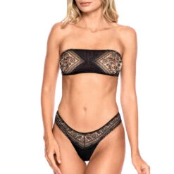 String échancré I.D. Sarrieri All Of Me -Vêtements Soldes string i d sarrieri all of me noir 3